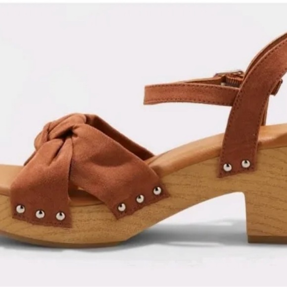 Universal Thread Eleanor Heels Cognac Size 6.5 NWT - Picture 3 of 4